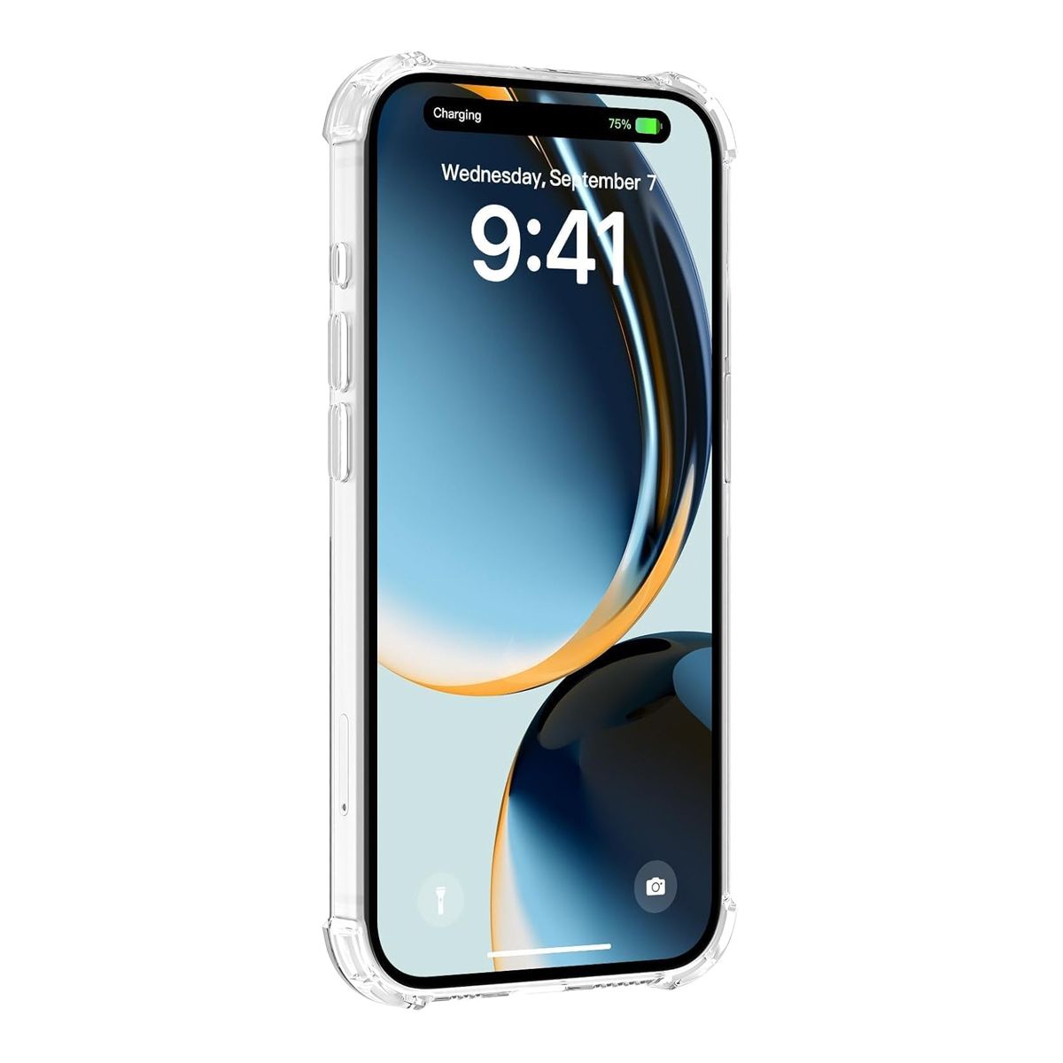 iPhone 17 TPU Skal med Korthållare – Transparent