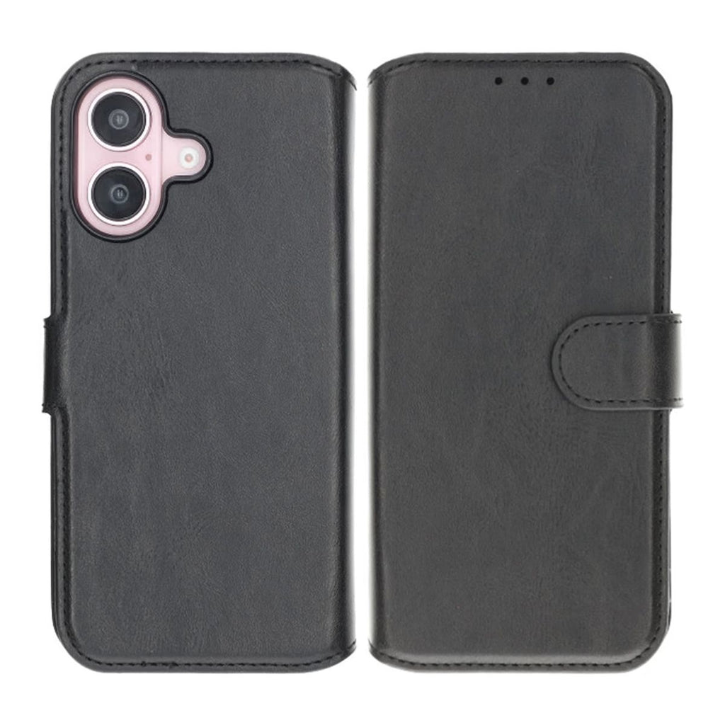 iPhone 16 Plus Plånboksfodral – Svart