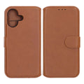 iPhone 16 Plånboksfodral – Brun