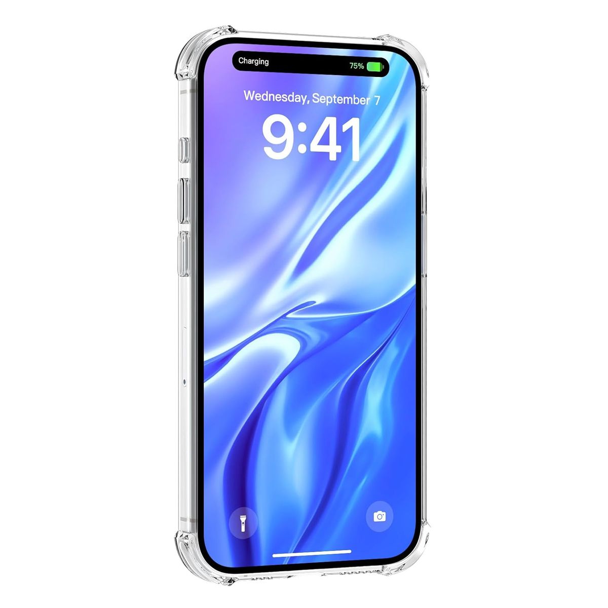 iPhone 17 Pro Max TPU Skal med Korthållare – Transparent