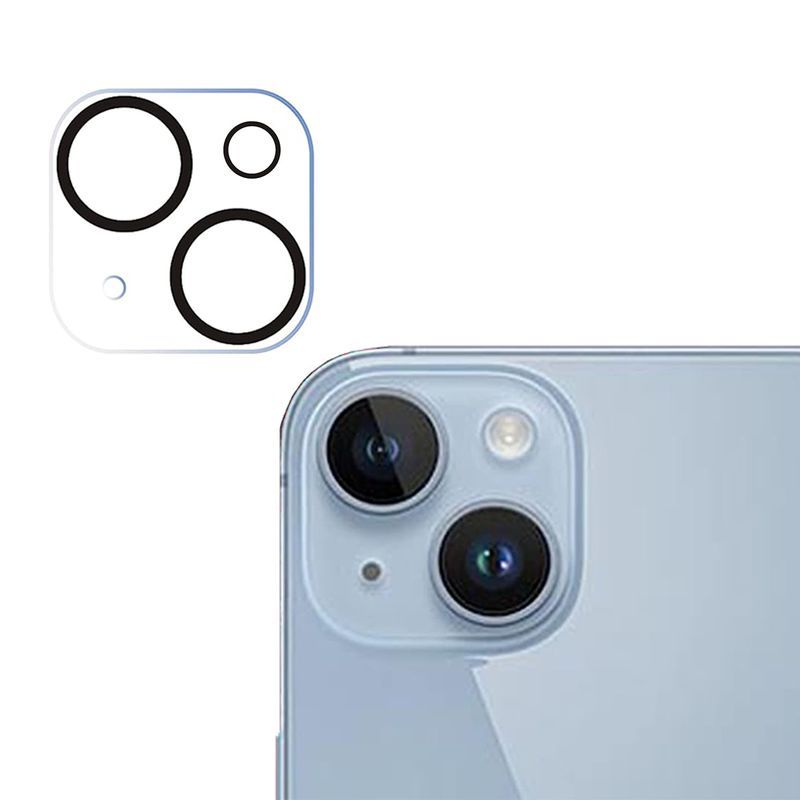 iPhone 15 Kameraskydd 3D Härdat Glas – Transparent