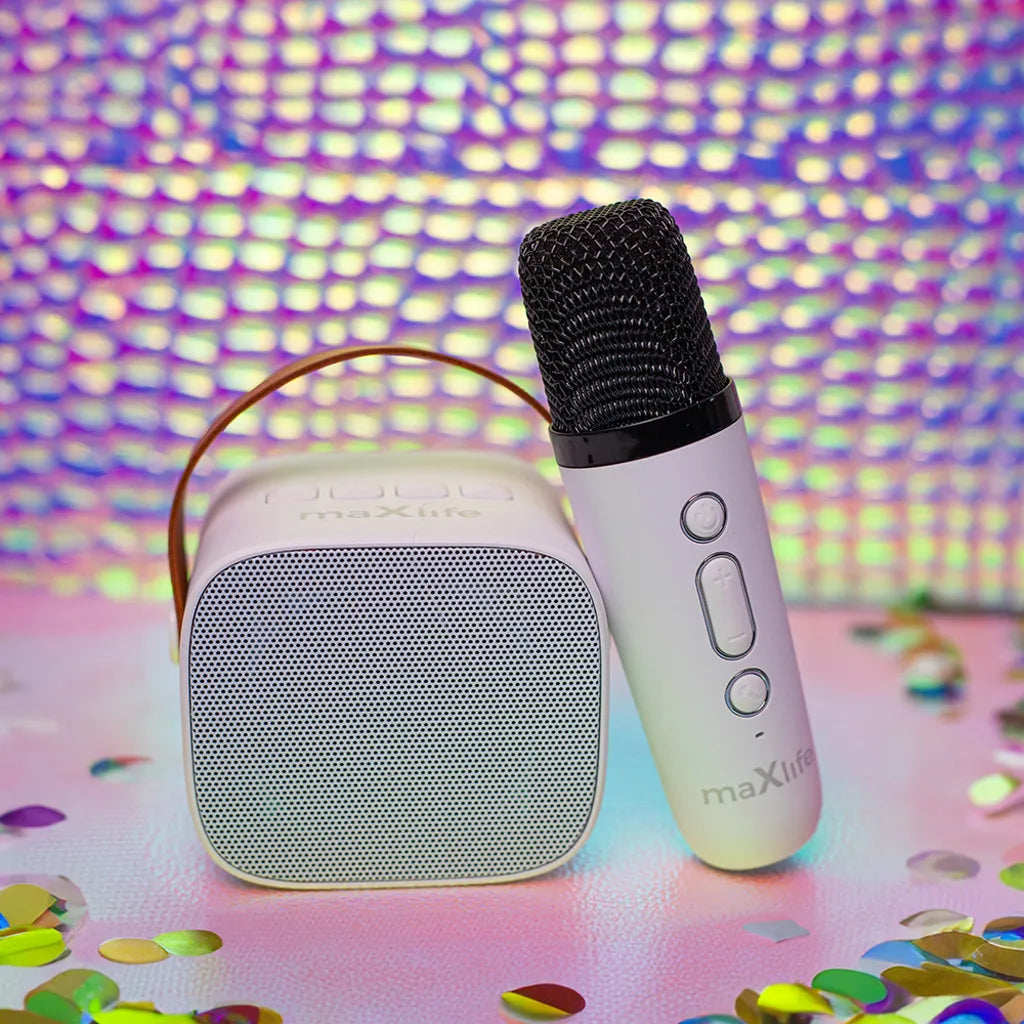 Maxlife Bluetooth Karaokehögtalare 5W – Vit