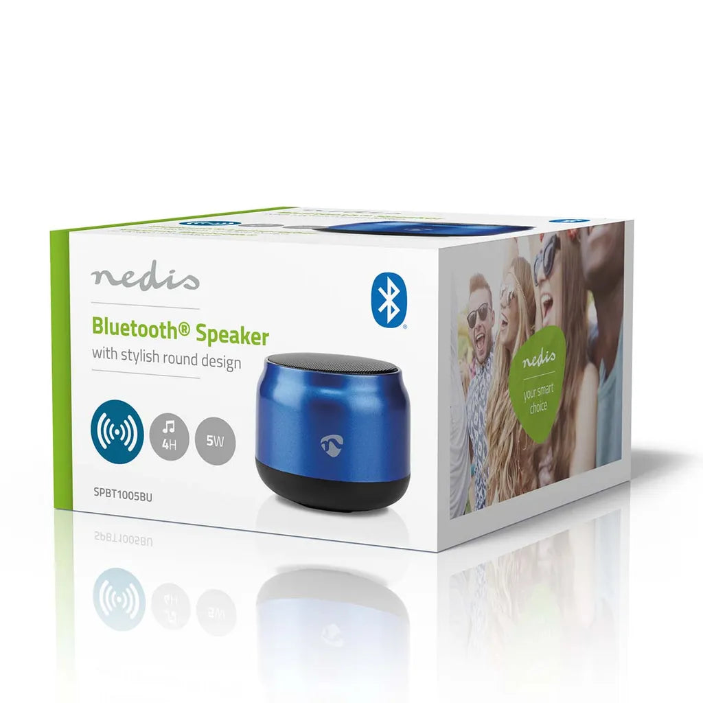 Nedis Bluetooth Högtalare 5W – Blå
