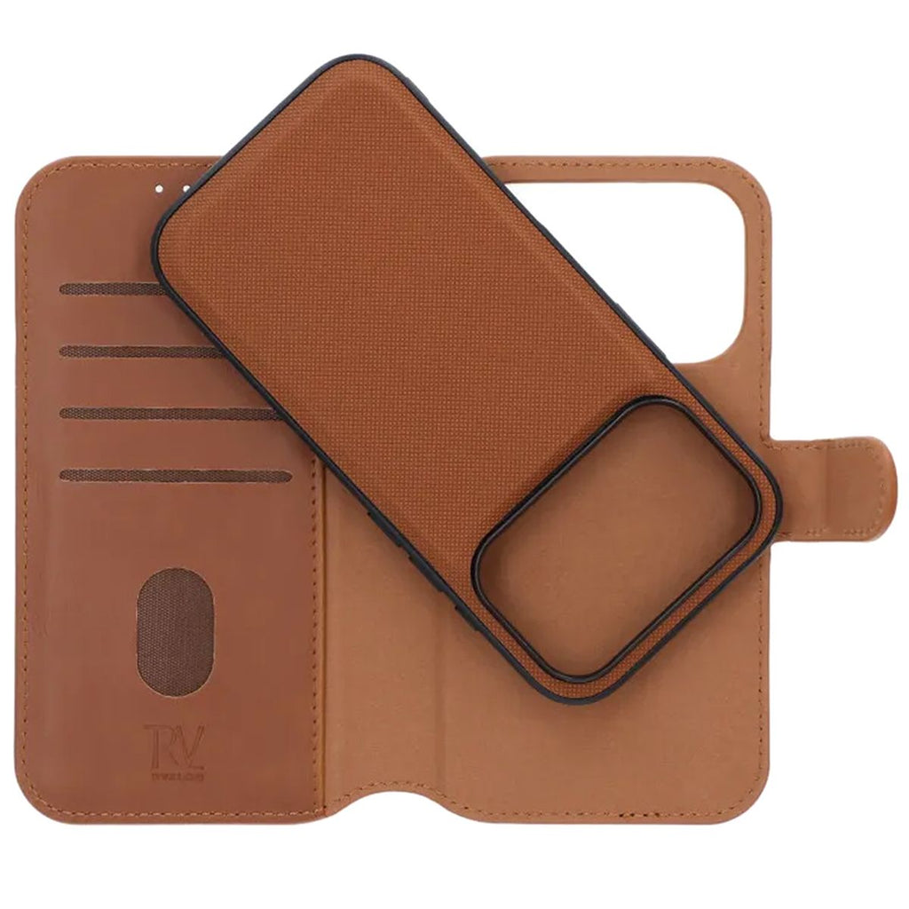 iPhone 17 Pro Max Plånboksfodral – Brun