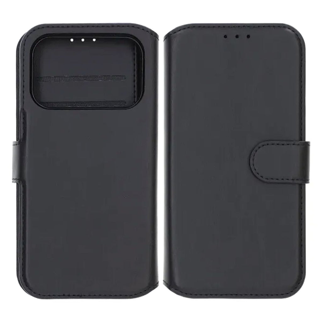 iPhone 17 Pro Max Plånboksfodral – Svart