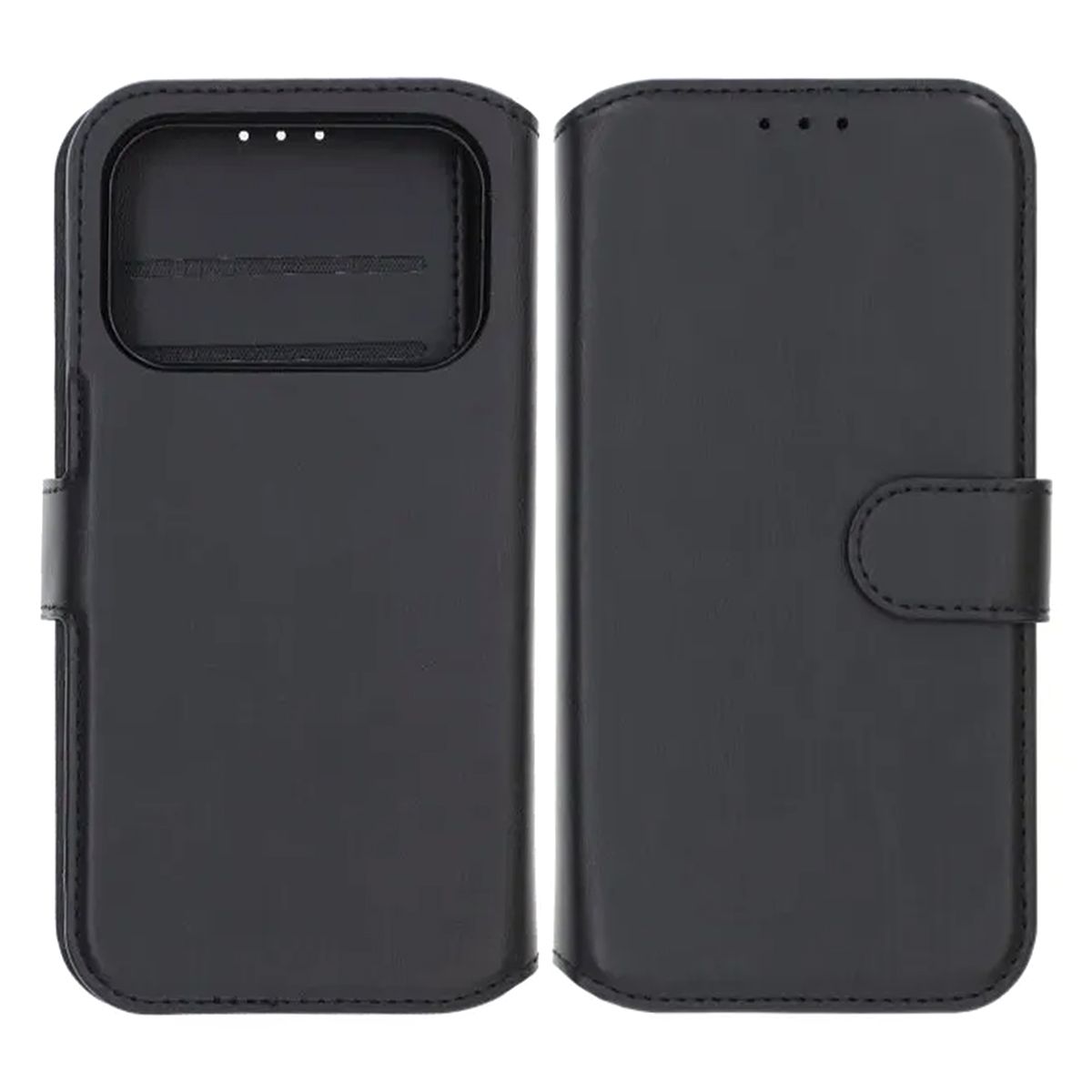 iPhone 17 Pro Max Plånboksfodral – Svart