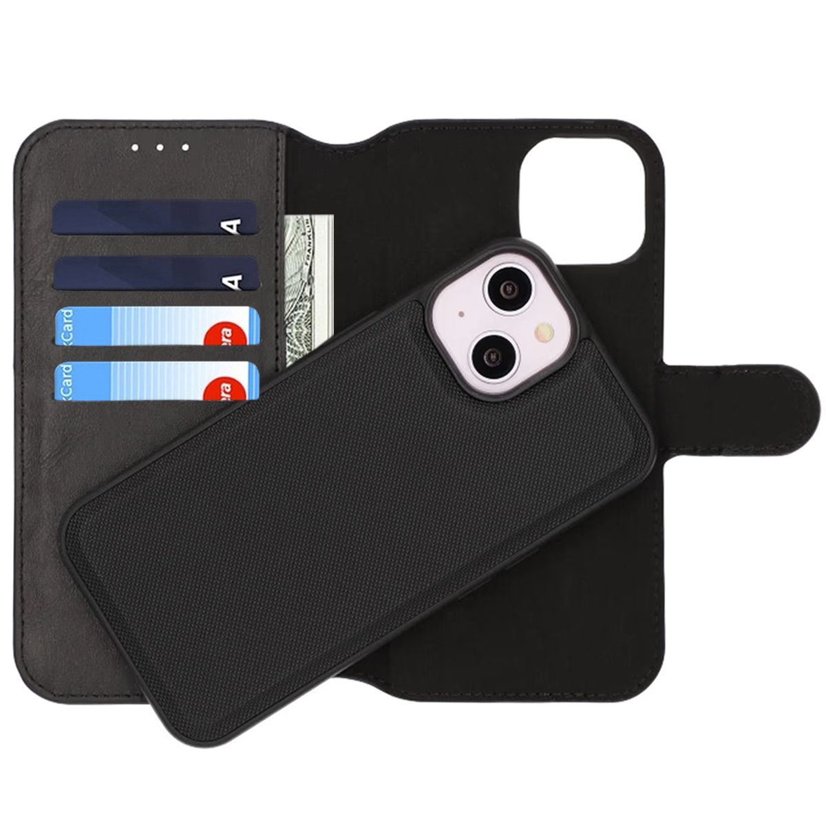 iPhone 11 Plånboksfodral – Svart