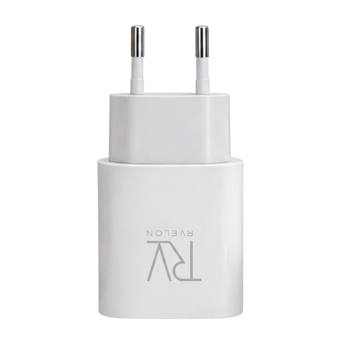 Rvelon Snabbladdare Dual USB-A & USB-C 20W – Vit