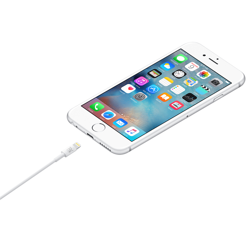Rvelon USB-A Lightning Kabel 1m – Vit