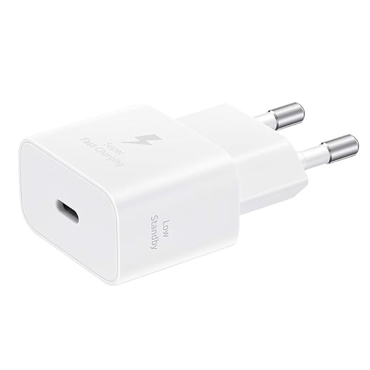 Samsung Original 25W USB-C GaN Strömadapter – Vit