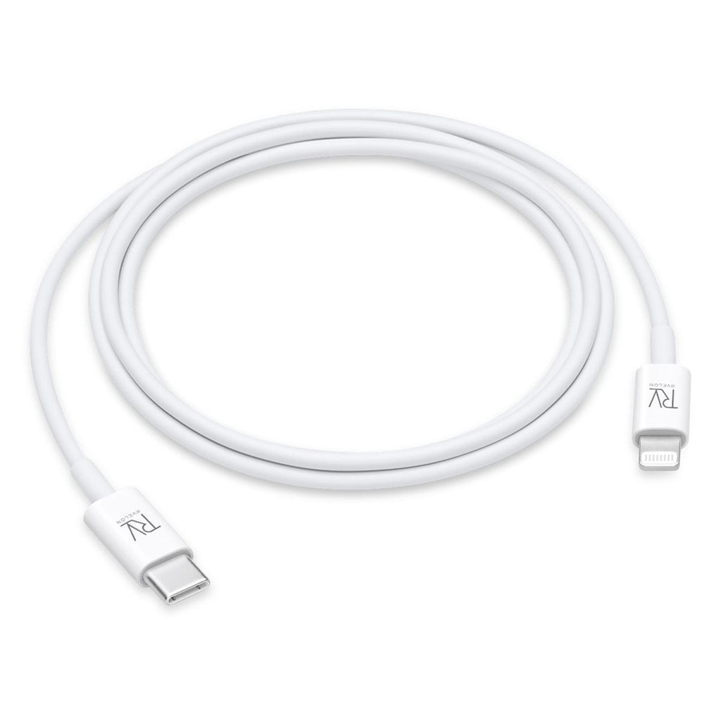 Rvelon USB-C till Lightning Kabel 1m – Vit