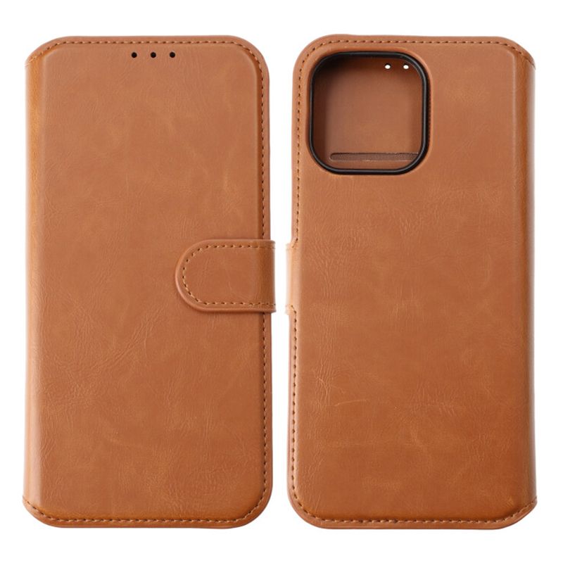 iPhone 11 Pro Max Plånboksfodral – Brun