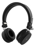STREETZ Bluetooth On-Ear Headset 3.5mm – Svart