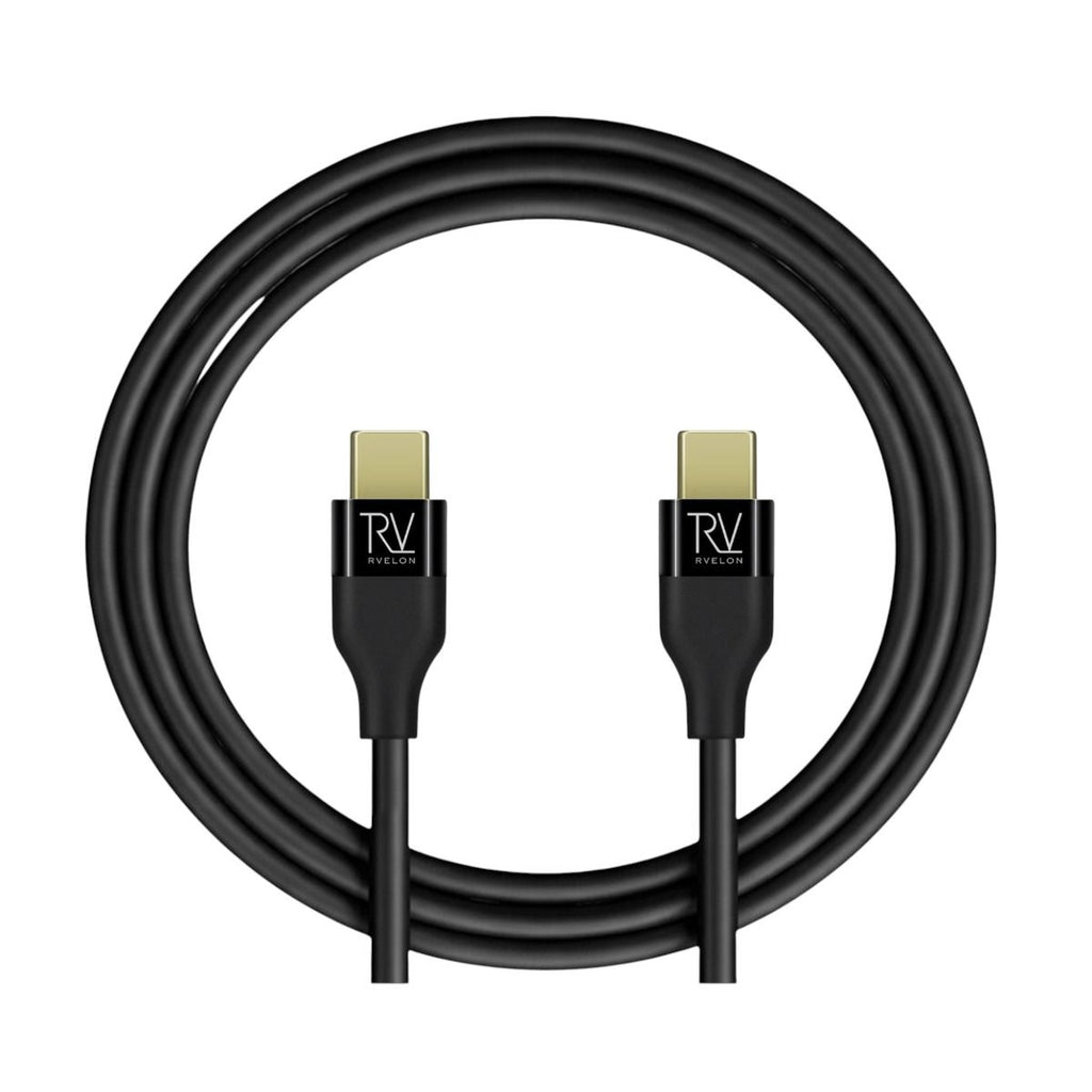 Rvelon USB-C Kabel 60W 2m – Svart