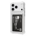 iPhone 17 Pro Max TPU Skal med Korthållare – Transparent