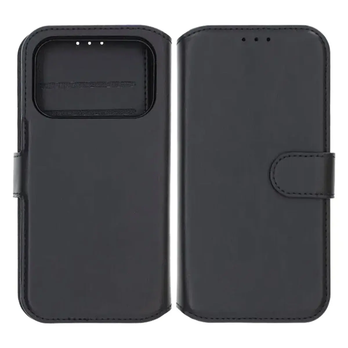 iPhone 17 Pro Max Plånboksfodral – Svart