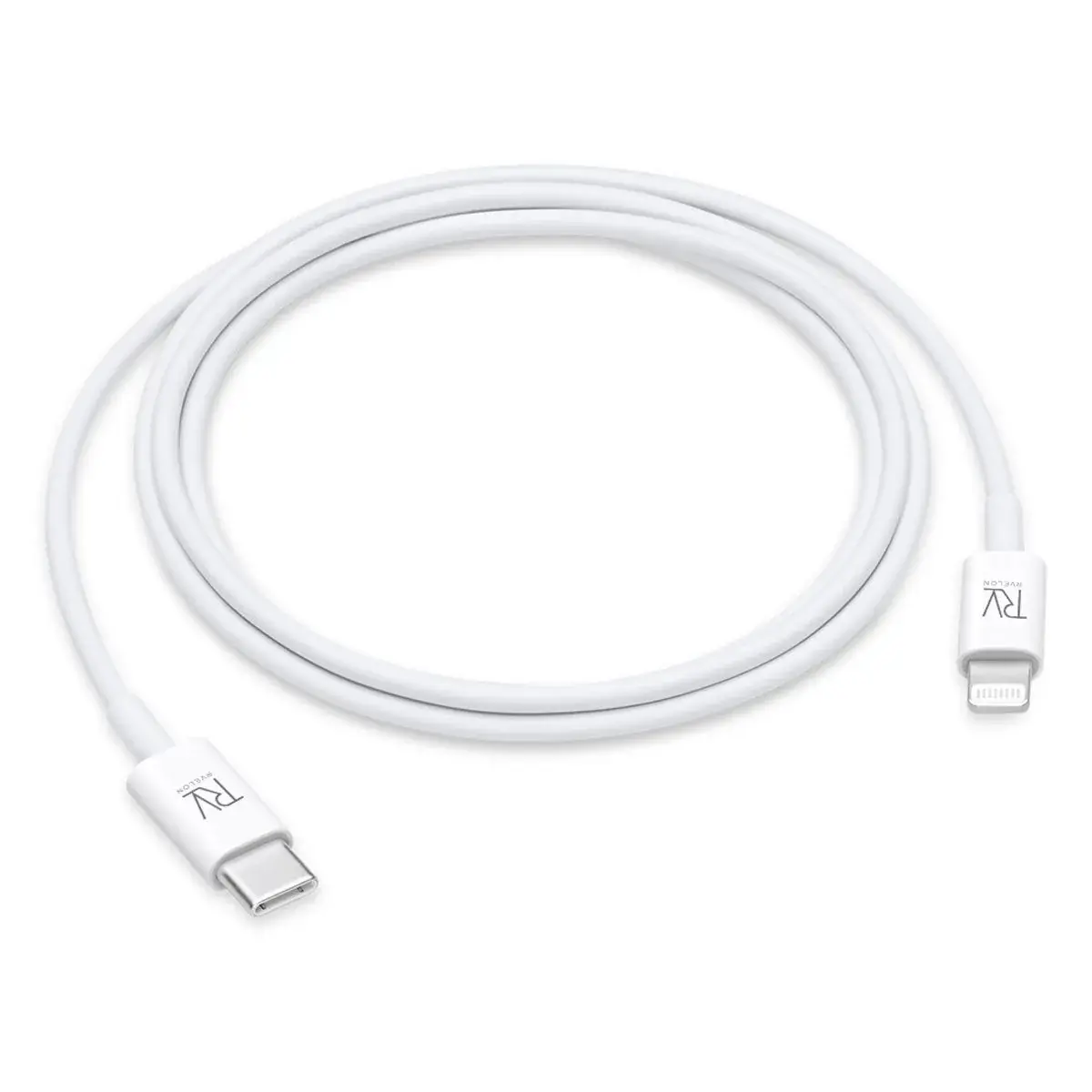Rvelon USB-C till Lightning Kabel 1m – Vit