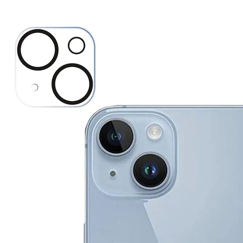 iPhone 15 Plus Kameraskydd 3D Härdat Glas – Transparent
