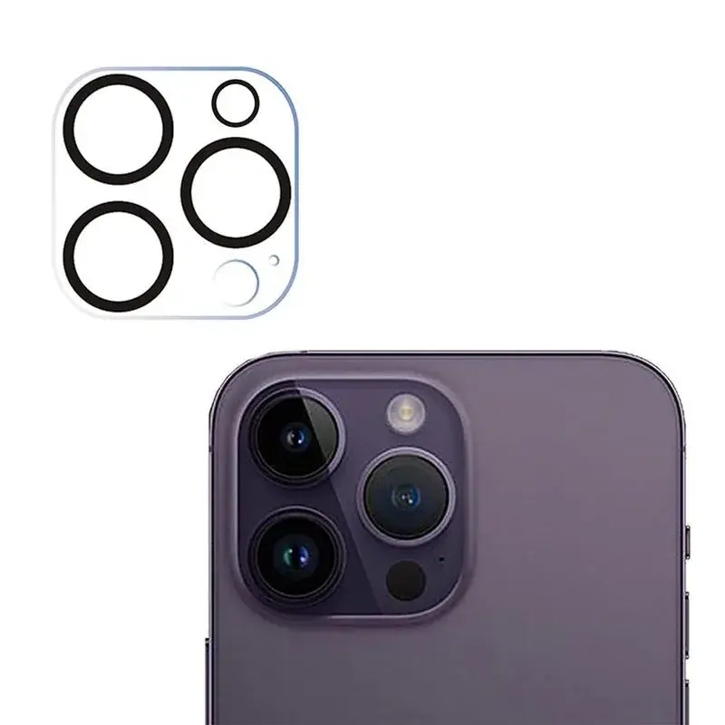 iPhone 16 Kameraskydd 3D Härdat Glas – Transparent
